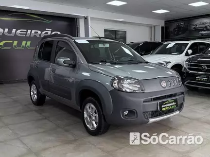 Fiat UNO WAY 1.0 8V EVO na cor Cinza no Canoas / RS - 6918623