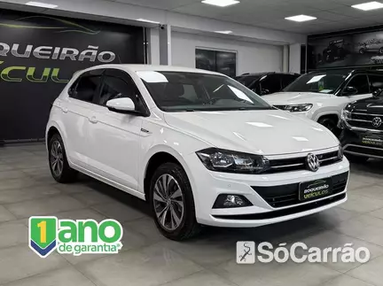 Volkswagen POLO COMFORTLINE 200 1.0 12V TSI AT6 na cor Branca no Canoas / RS - 6942703