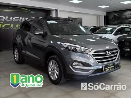 Hyundai TUCSON GLS 4X2 2.0 16V AT na cor Cinza no Canoas / RS - 6978093