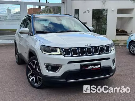 JEEP COMPASS LIMITED 4X2 2.0 16V AT6 na cor Branca em Curitiba / PR - 6661306