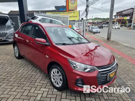 Chevrolet ONIX 1.0 TB 12V AT6 na cor Vermelha em Joinville / SC - 5970296