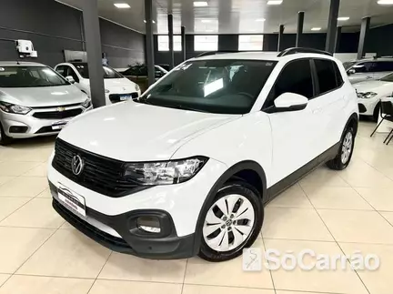 Volkswagen T-CROSS 200 1.0 TSI AT6 na cor Branca em Garopaba / SC - 6897812