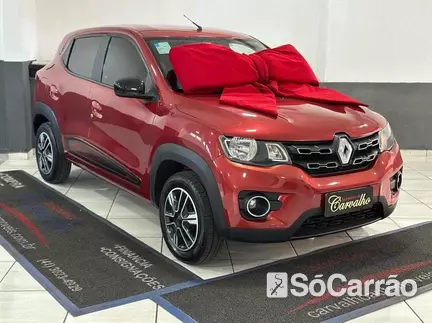 Renault KWID INTENSE 1.0 12V na cor Vermelha em Curitiba / PR - 6789679