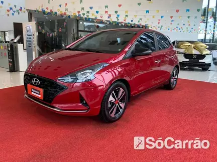 Hyundai HB20 SPORT 1.0 TGDI 12V AT6 na cor Vermelha em Curitiba / PR - 6755743