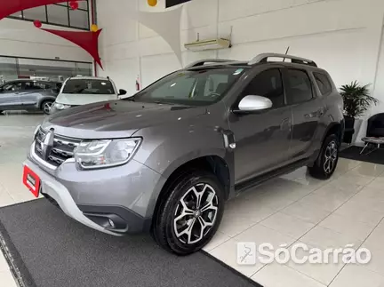 Renault DUSTER ICONIC PLUS 1.6 16V SCE CVT X-TRONIC na cor Cinza em Curitiba / PR - 6959574