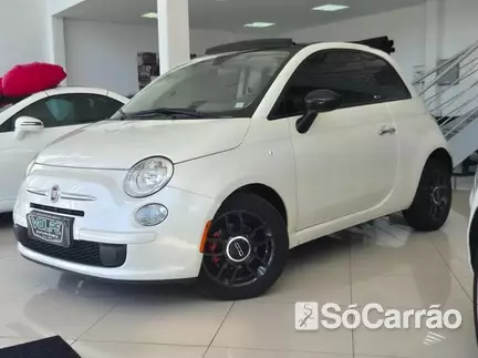 Fiat 500 CABRIO 1.4 8V DUALPLUS na cor Branca em Curitiba / PR - 6971295