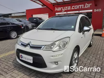 Citroen C3 EXCLUSIVE 1.6 16V FLEXSTART na cor Branca em Curitiba / PR - 6162156