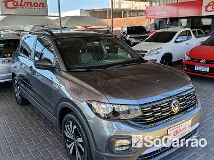 Volkswagen T-CROSS COMFORTLINE 200 1.0 TSI AT6 na cor Cinza em Ponta Grossa / PR - 6961938