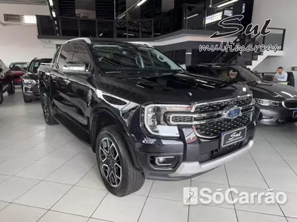 Ford RANGER CD LIMITED 4X4 3.0 V6 AT na cor Preta em Ponta Grossa / PR - 6642082