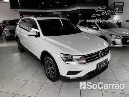 Volkswagen TIGUAN ALLSPACE 250(TETO PANORAMICO) 1.4 TSI DSG na cor Branca em Ponta Grossa / PR - 6746646