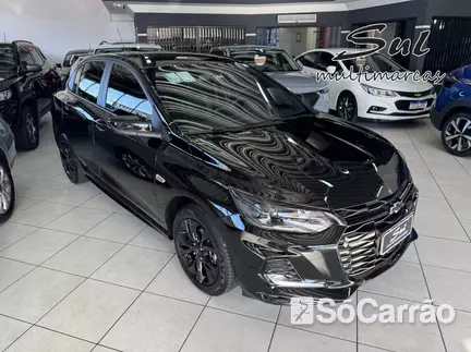 Chevrolet ONIX RS 1.0 TB 12V AT6 na cor Preta em Ponta Grossa / PR - 6836064