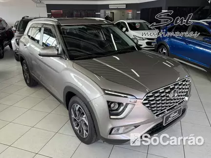 Hyundai CRETA PLATINUM 1.0 12V T-GDI AT na cor Prata em Ponta Grossa / PR - 6886101