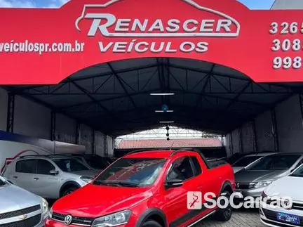 Volkswagen SAVEIRO CE CROSS G6 1.6 8V na cor Vermelha em Curitiba / PR - 6890899