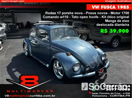 Volkswagen FUSCA FUSCA 1300 na cor Azul em Curitiba / PR - 6828235