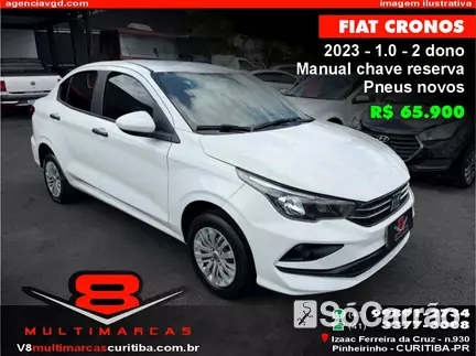Fiat CRONOS CRONOS (SAFETY) 1.0 FLEX na cor Branca em Curitiba / PR - 7122693