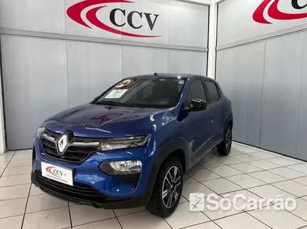 Renault KWID INTENSE 1.0 12V SCE na cor Azul em Curitiba / PR - 6824985