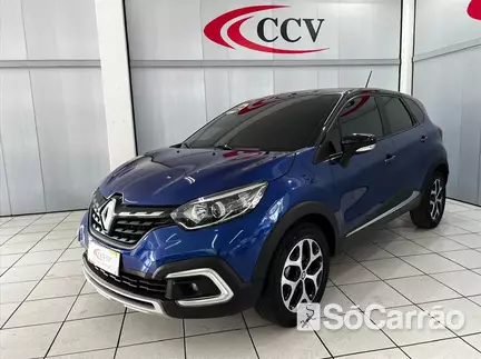Renault CAPTUR INTENSE 1.3 16V TCE CVT X-TRONIC na cor Azul em Curitiba / PR - 6839421