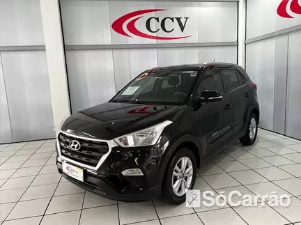 Hyundai CRETA SMART 1.6 16V AT6 na cor Preta em Curitiba / PR - 6951437