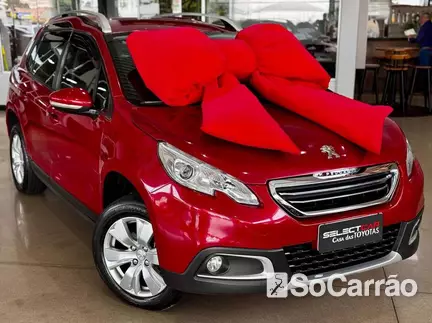 Peugeot 2008 ALLURE 1.6 16V AT6 na cor Vermelha em São José dos Pinhais / PR - 6613066