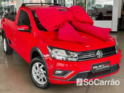Volkswagen SAVEIRO CS 1.6 TRENDLINE na cor Vermelha em São José dos Pinhais / PR - 6870837