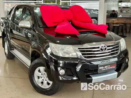 Toyota HILUX CD SRV 4X4 3.0 TB-IC 16V AT na cor Preta em São José dos Pinhais / PR - 6890398