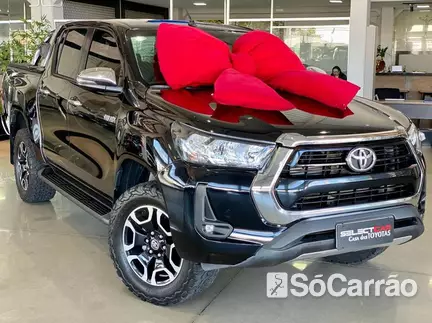 Toyota HILUX CD SRV 4X4 2.8 TB AT na cor Preta em São José dos Pinhais / PR - 6923798