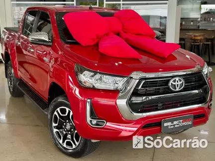 Toyota HILUX CD SRV 4X4 2.8 TB AT na cor Vermelha em São José dos Pinhais / PR - 6960237
