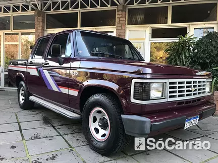Chevrolet D20 CD CUSTOM S 4X2 4.0 TB na cor Vermelha no Porto Alegre / RS - 6770192