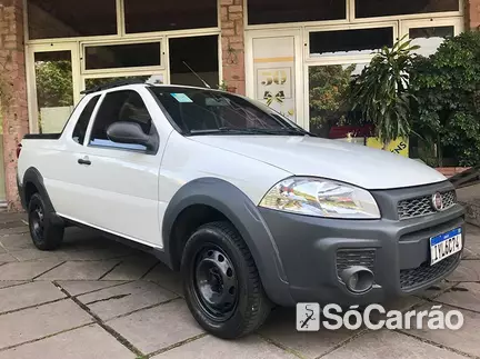 Fiat STRADA CE WORKING(HARD) 1.4 8V na cor Branca no Porto Alegre / RS - 6925554