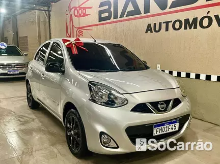 Nissan MARCH SV 1.6 16V CVT FLEXSTART na cor Prata no Porto Alegre / RS - 6729829