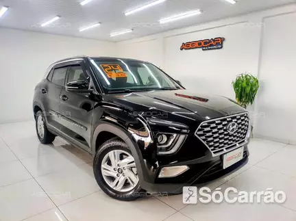 Hyundai CRETA COMFORT PLUS 1.0 12V T-GDI AT na cor Preta em Campo Largo / PR - 6572098