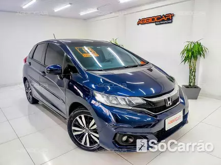 Honda FIT EXL 1.5 16V CVT FLEXONE na cor Azul em Campo Largo / PR - 6606637