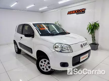 Fiat UNO VIVACE 1.0 8V EVO na cor Branca em Campo Largo / PR - 6756273