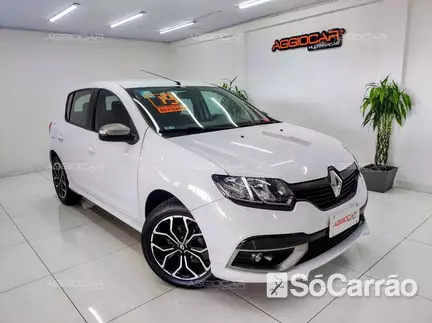 Renault SANDERO GT LINE 1.6 16V HIFLEX na cor Branca em Campo Largo / PR - 6772550