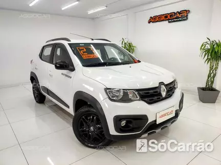Renault KWID OUTSIDER 1.0 12V SCE na cor Branca em Campo Largo / PR - 6886528