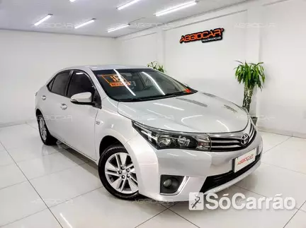 Toyota COROLLA GLI 1.8 16V CVT na cor Prata em Campo Largo / PR - 6902185