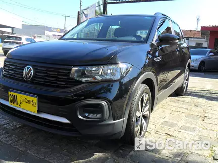 Volkswagen T-CROSS 200 1.0 TSI AT6 na cor Preta em Curitiba / PR - 6791406