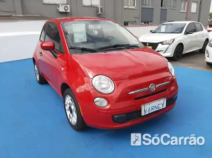 Fiat 500 CULT EVO 1.4 8V na cor Vermelha no Porto Alegre / RS - 6476064