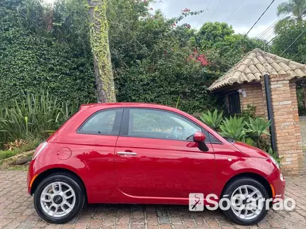 Fiat 500 CULT EVO 1.4 8V DUAL na cor Vermelha no Porto Alegre / RS - 6451812