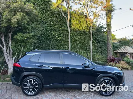 Toyota COROLLA CROSS XRX HYBRID 1.8 VVT-I CVT na cor Preta no Porto Alegre / RS - 6626476