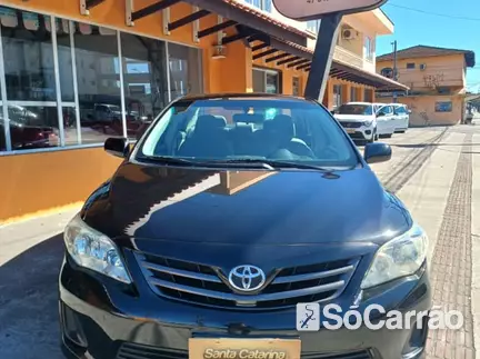 Toyota COROLLA GLI 1.8 16V na cor Preta em Joinville / SC - 6836182