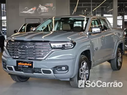 RAM RAMPAGE LARAMIE 4X4 (PACK ELITE) 2.0 16V HURRICANE TB AT9 na cor Cinza em Curitiba / PR - 6104811