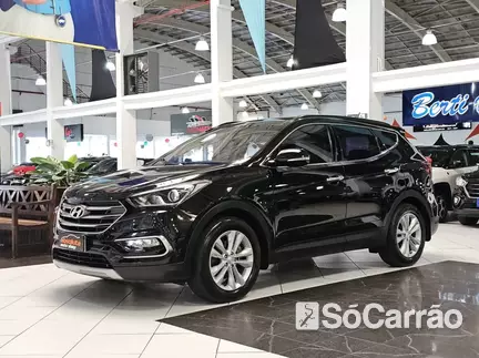 Hyundai SANTA FE GLS 7LUG 4WD 3.3 V6 AT na cor Preta em Curitiba / PR - 6663416
