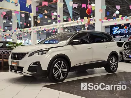 Peugeot 5008 GRIFFE 1.6 THP 16V AT6 na cor Pérola em Curitiba / PR - 6787938