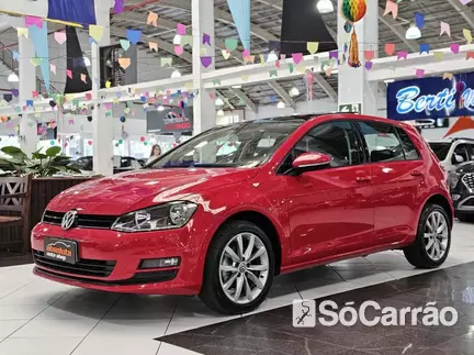 Volkswagen GOLF COMFORTLINE 1.6 16V MSI AT na cor Vermelha em Curitiba / PR - 6788029