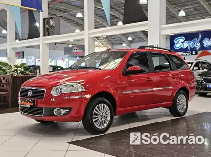 Fiat PALIO WEEKEND ELX 1.4 8V na cor Vermelha em Curitiba / PR - 6821763