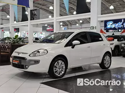 Fiat PUNTO ESSENCE 1.6 16V EVO DUALPLUS na cor Branca em Curitiba / PR - 6918547