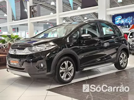 Honda WR-V EX 1.5 16V CVT FLEXONE na cor Preta em Curitiba / PR - 6918662