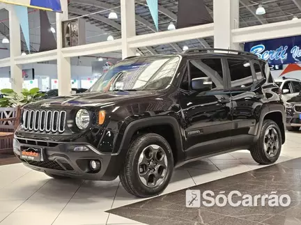 JEEP RENEGADE S 4X4 1.3 T270 GSE AT9 na cor Preta em Curitiba / PR - 6918816