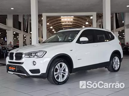 BMW X3 NAC. XDRIVE20I X LINE 4X4 2.0 TB 16V na cor Branca em Curitiba / PR - 6948766